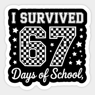I-Survived-67-Days-Of-School Sticker